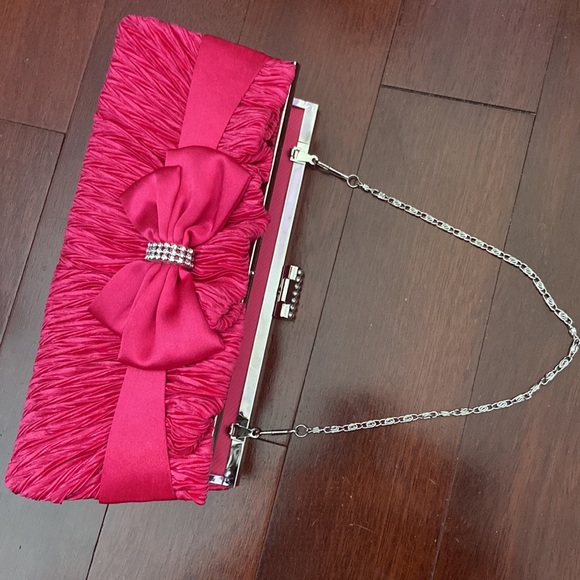 NWOT gyaru hot pink purse / clutch - Picture 3 of 4